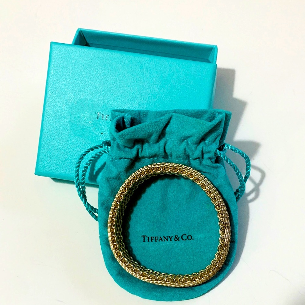 Tiffany & Co Mesh Sterling Silver Bracelet